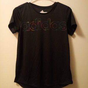 Adidas Girl Youth black shirt size XL
